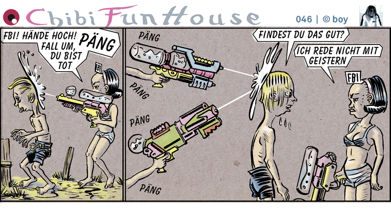 Cartoon: Chibi FunHouse Strips D 3
