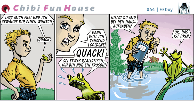 Cartoon: Chibi FunHouse Strips D 5