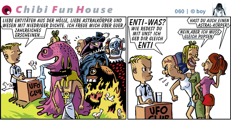 Cartoon: Chibi FunHouse Strips E 1
