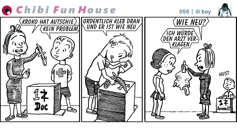 Cartoon: Chibi FunHouse Strips E 5