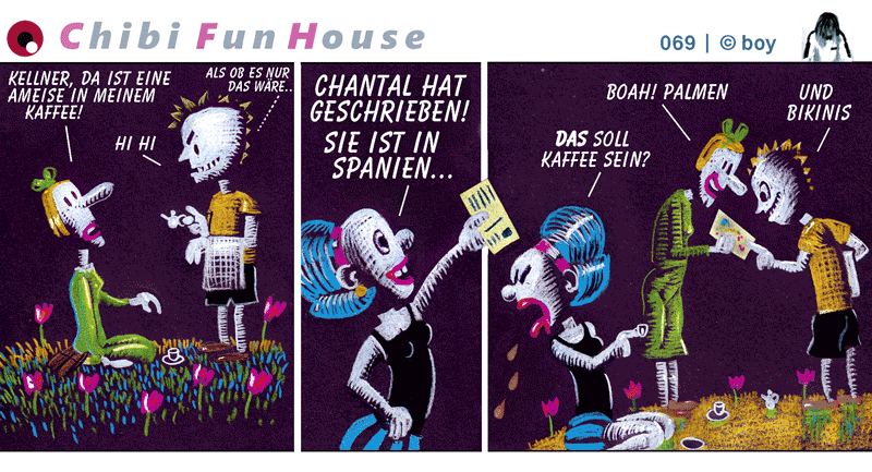 Cartoon: Chibi FunHouse Strips F 4