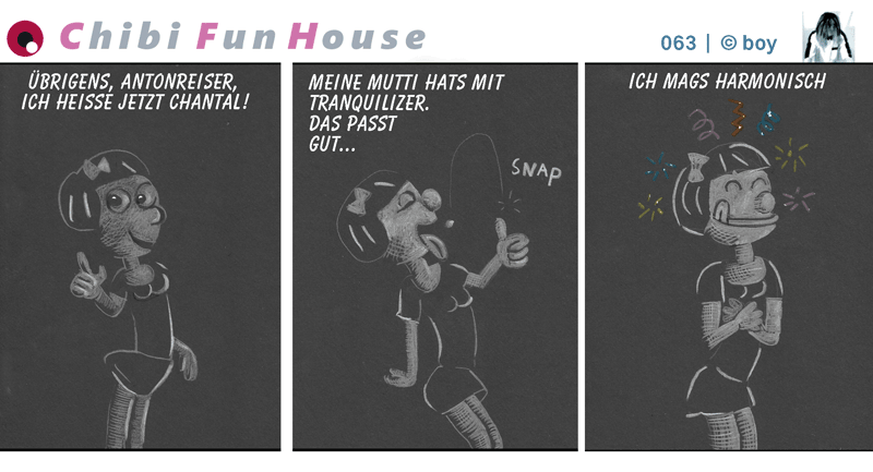 Cartoon: Chibi FunHouse Strips F 10