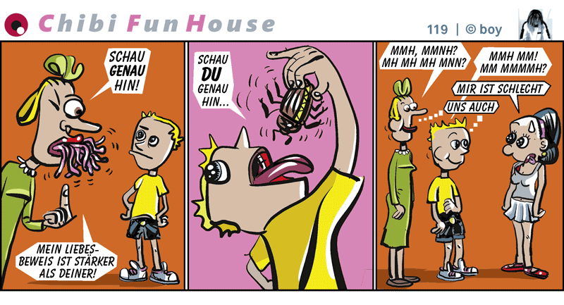 Cartoon: Chibi FunHouse Strips K 6
