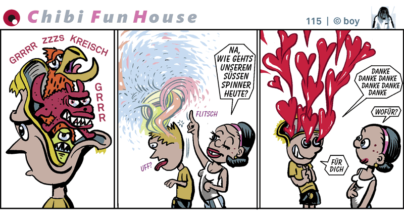 Cartoon: Chibi FunHouse Strips K 10