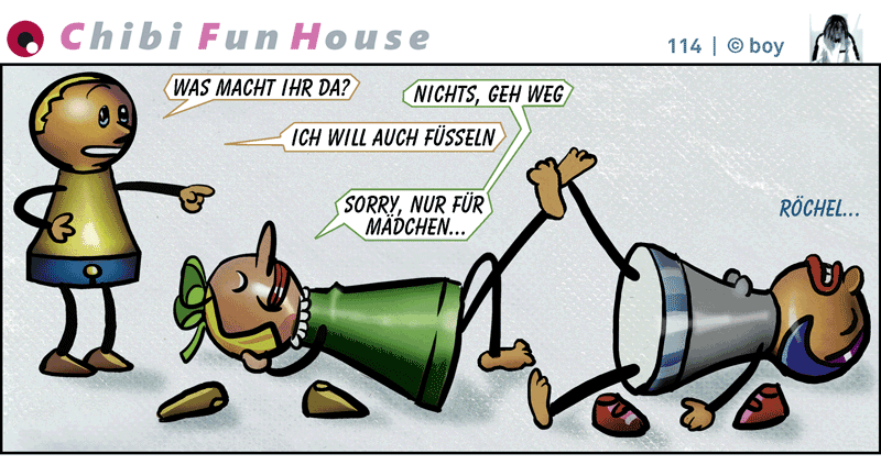 Cartoon: Chibi FunHouse Strips K 11