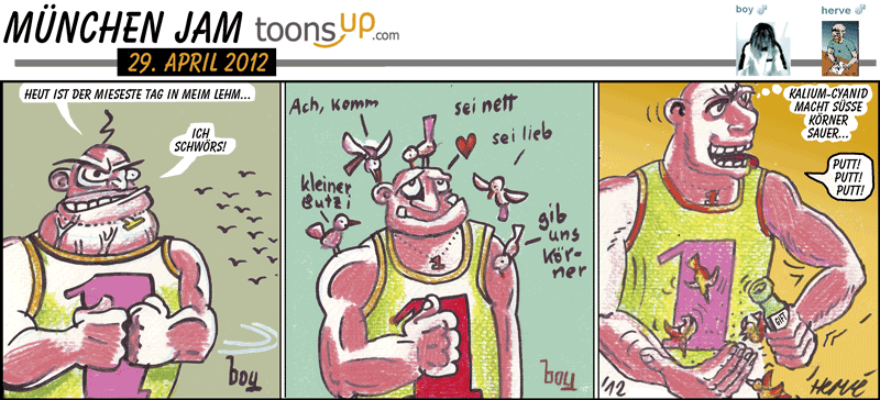Cartoon: Englschalking Jam 1