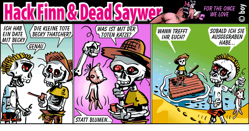 Cartoon: Hack Finn & Dead Saywer 1