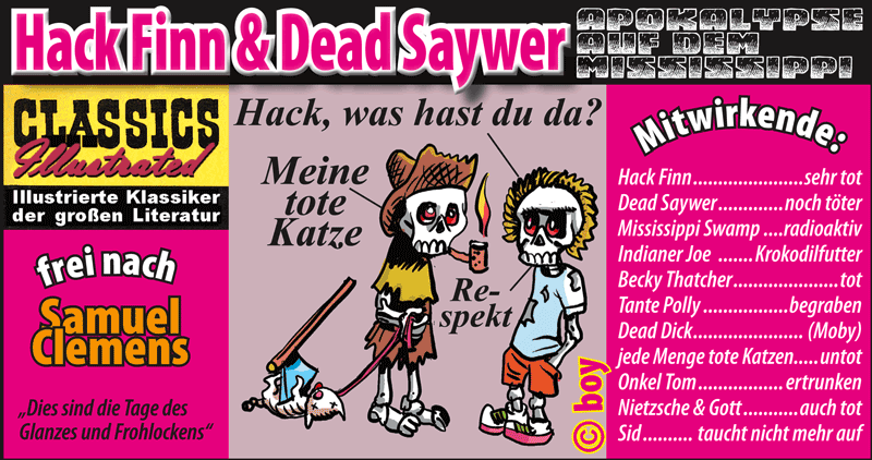 Cartoon: Hack Finn & Dead Saywer 3