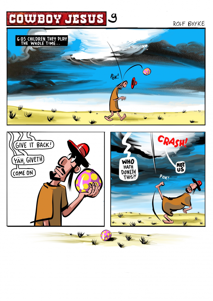 Cartoon: Cowboy Jesus    #6 4