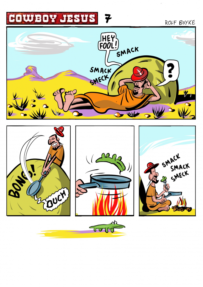 Cartoon: Cowboy Jesus    #6 6