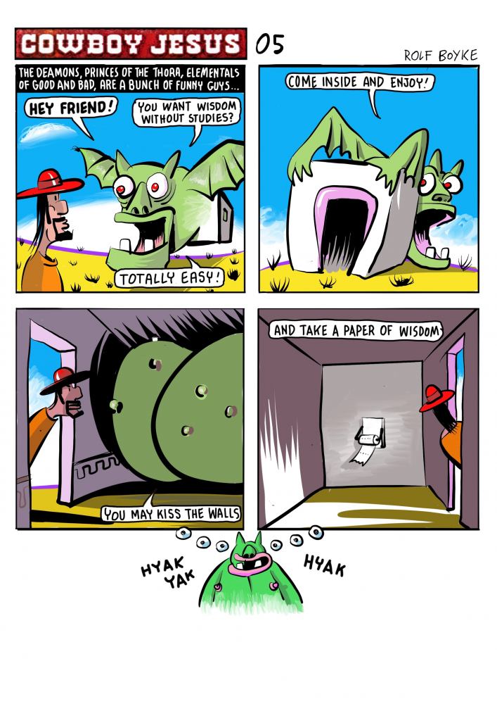 Cartoon: Cowboy Jesus    #6 8