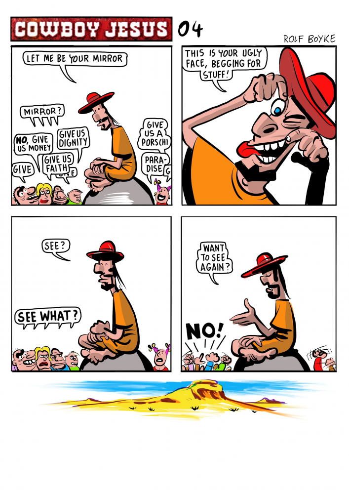 Cartoon: Cowboy Jesus    #6 9
