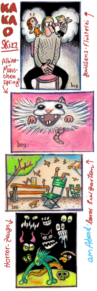 Illustration: KAKAO-Karten Skizzen 1 2
