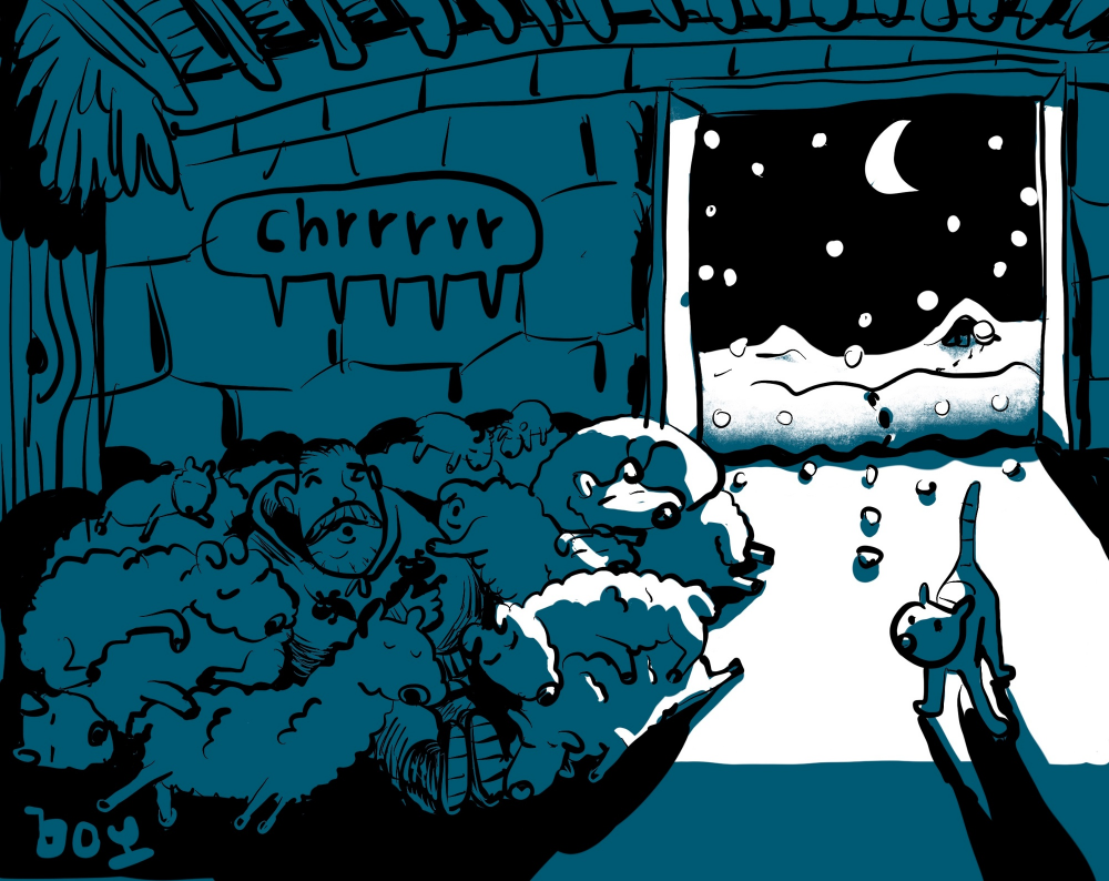 Illustration: Woschs Lämmlein 1