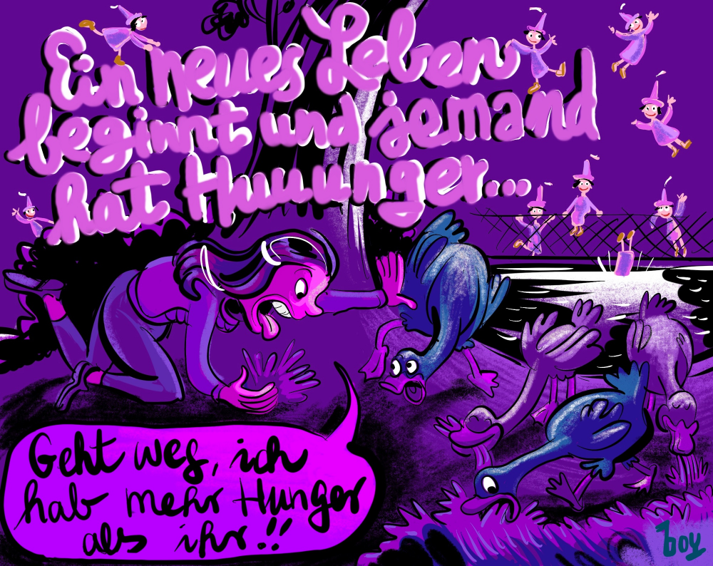Illustration: Anna und ihre Freunde 1