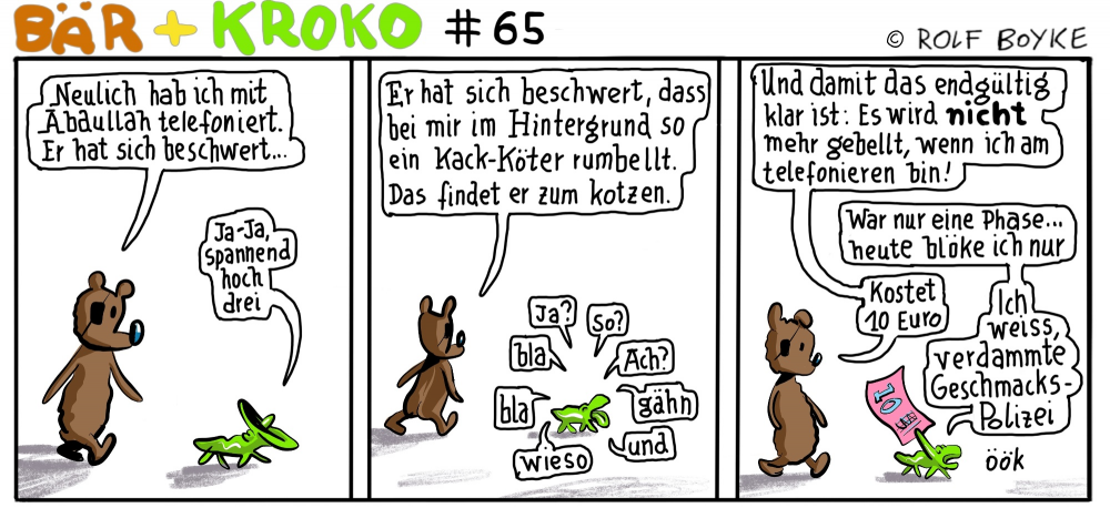 Comic: Bär&Kroko Staffel 6 23