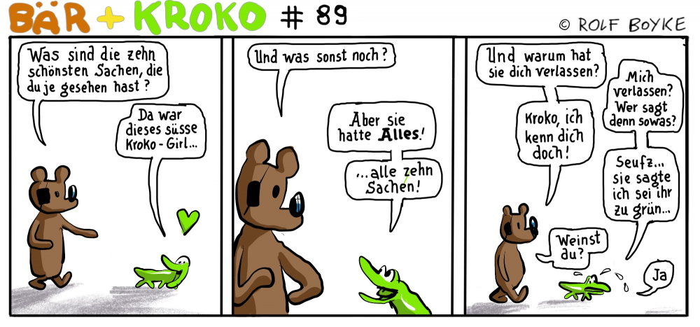 Comic: Bär&Kroko  Staffel 7 12