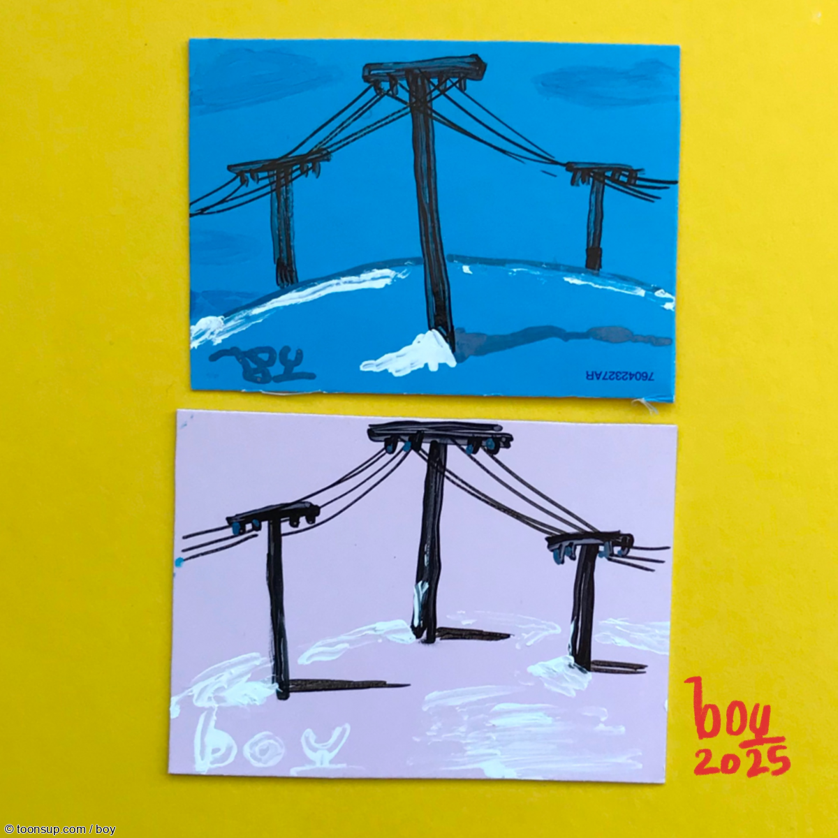 Illustration: Karfreitag  -  Abstrakt  -  2 Varianten 1