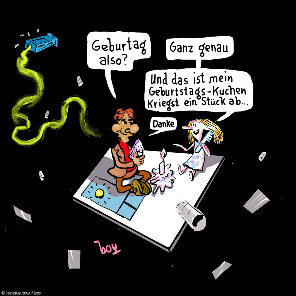 Comic: Happy Birthday, kleine Bürste! 6