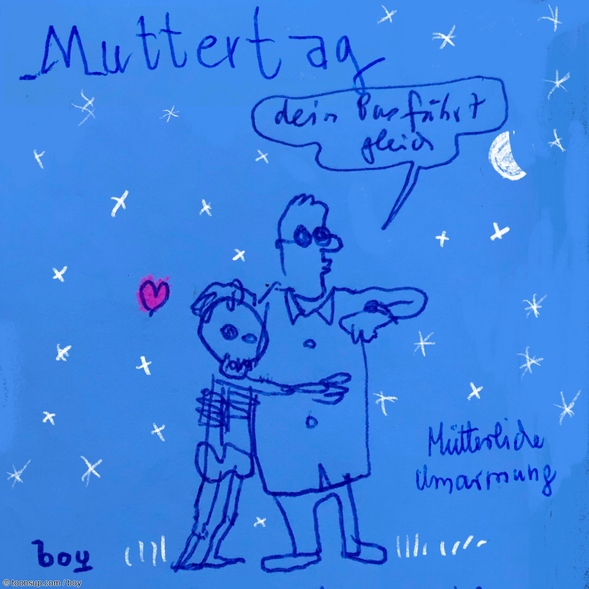Illustration: Auch Mütter waren mal jung 2