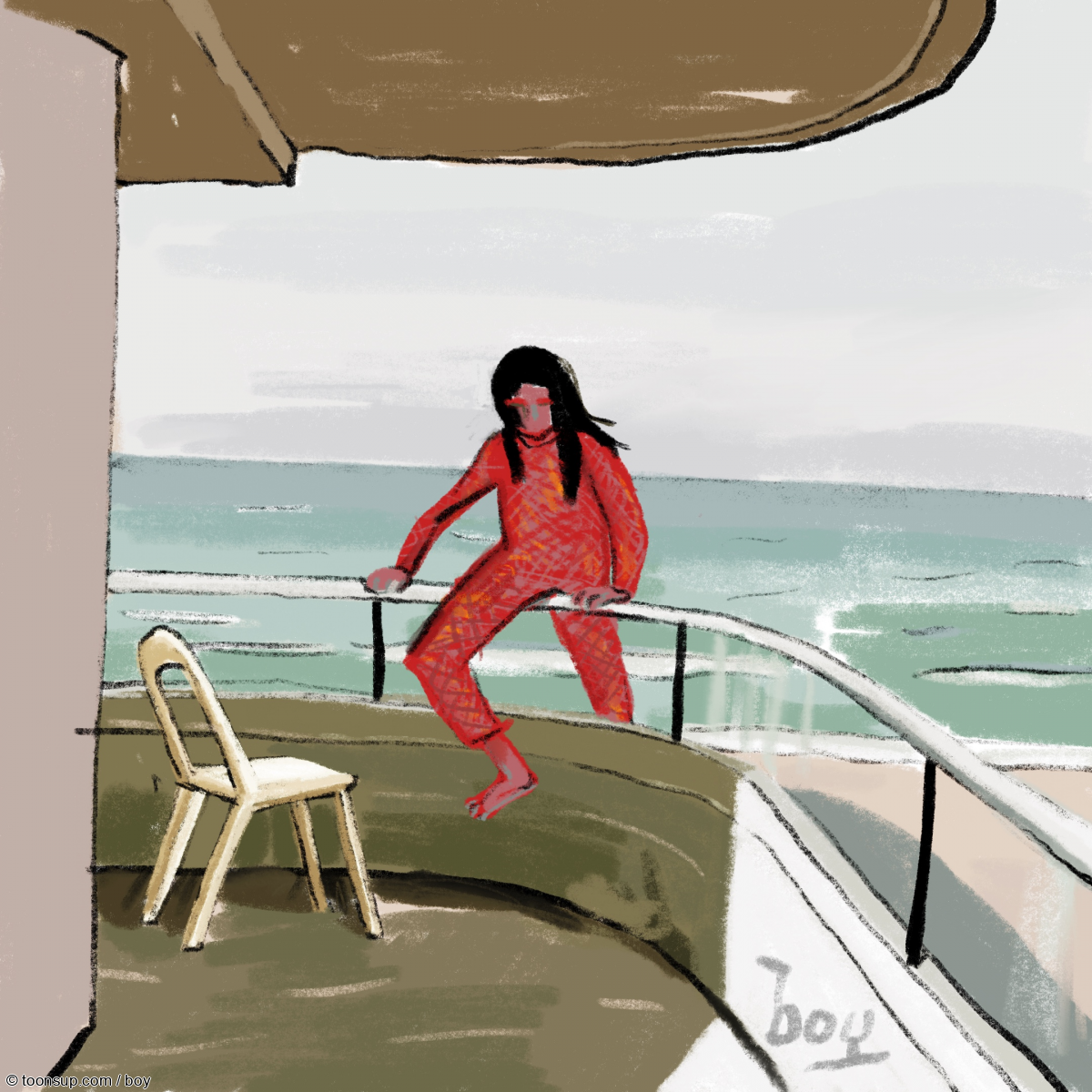 Illustration: Visitor W (War) 1