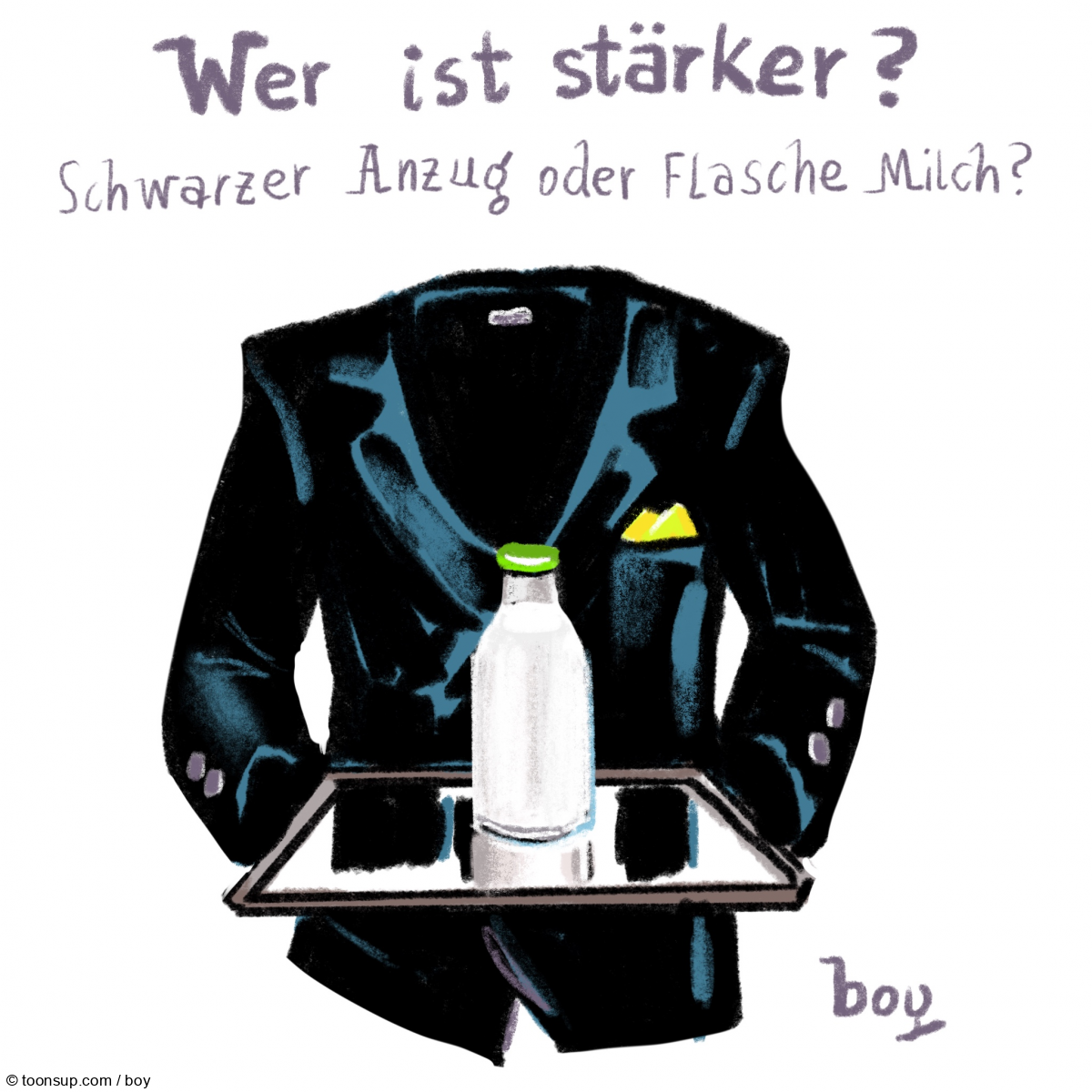 Cartoon: Wer ist stärker? 3