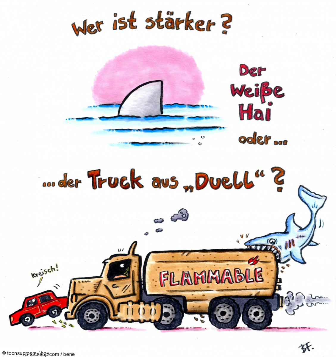 Cartoon: Wer ist stärker? 2