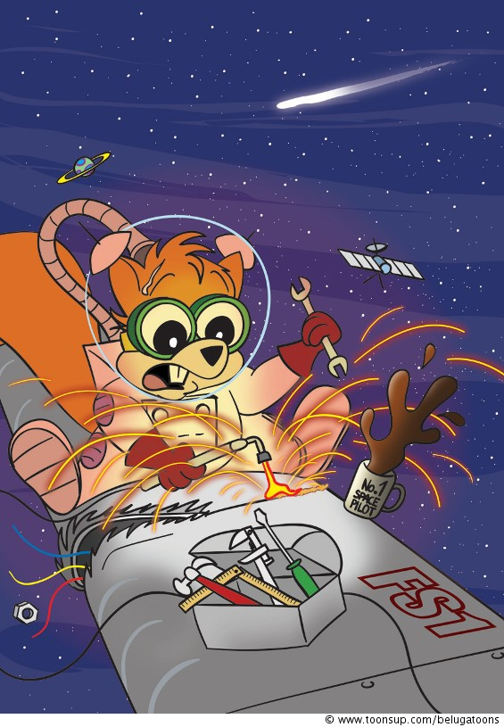 Illustration: Space Squirrel 1