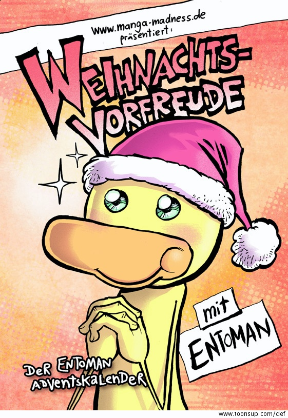 Comic: Weihnachtsvorfreude mit Entoman #1: Der Entoman-Adventskalender 1