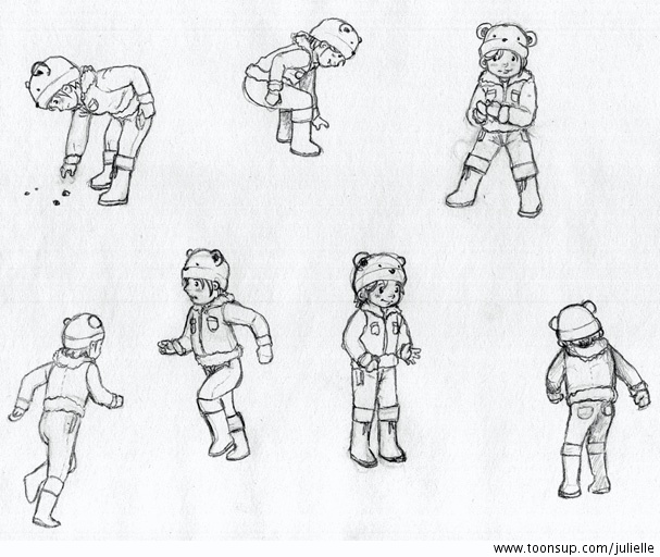 Concept Art / Character Design: Jonas Entwürfe 2
