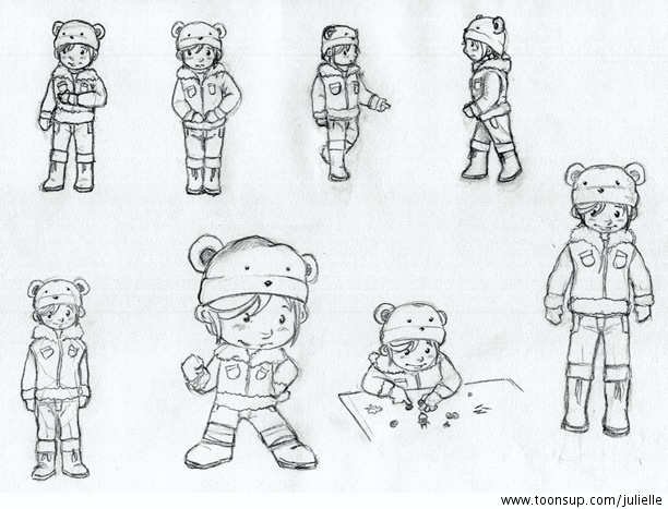 Concept Art / Character Design: Jonas Entwürfe 3