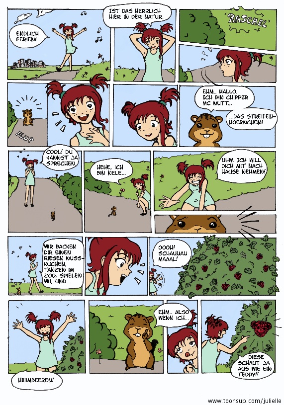 Comic: Nele's Abenteuer beginnt... 1