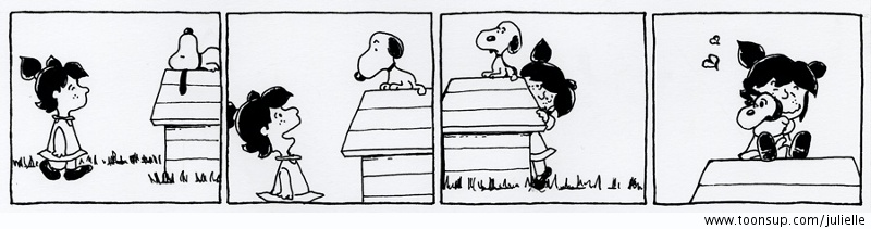 Comic: Nele als Peanuts-figur 1