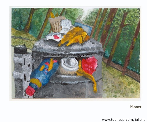 Illustration: Mülleimer (Stil-)serie 2