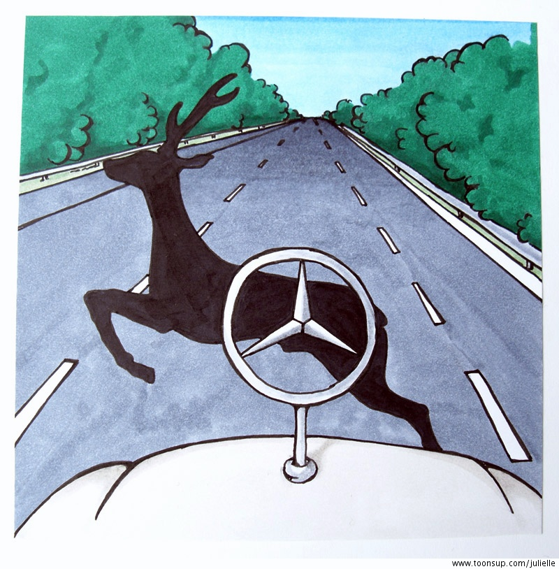 Cartoon: Autobahn 2