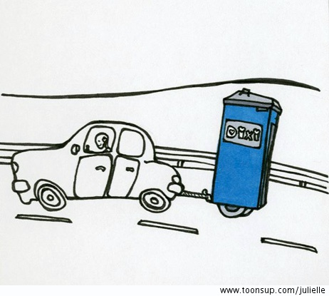 Cartoon: Crashy auf der Autobahn... 3
