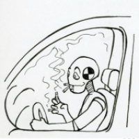 Crashy auf der Autobahn...