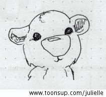 Concept Art / Character Design: Katzenhörnchenbär 1