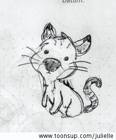 Concept Art / Character Design: Katzenhörnchenbär 2
