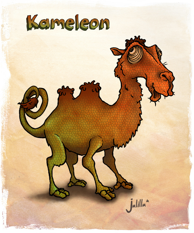 Cartoon: Kameleon 1