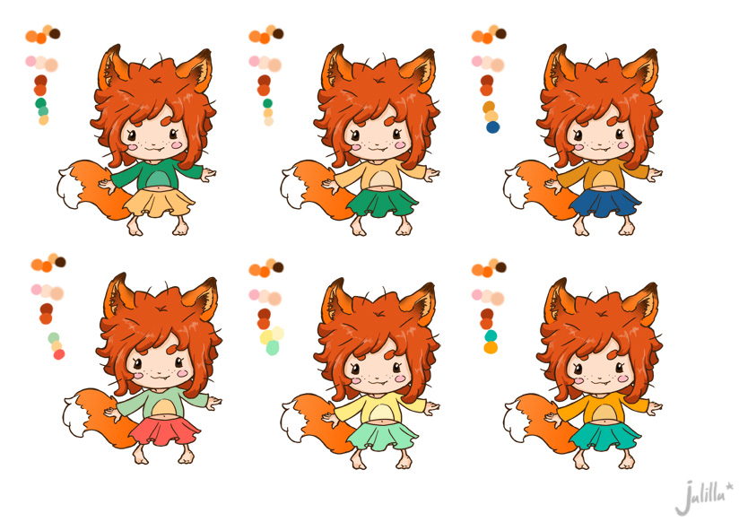 Concept Art / Character Design: 'Pufu' 3