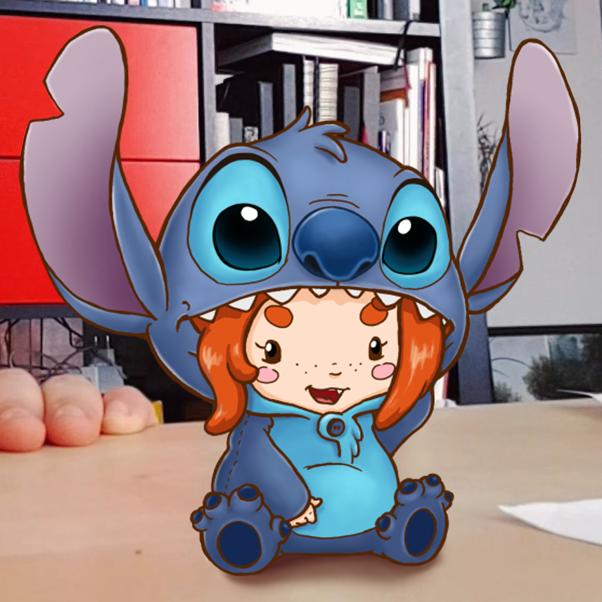 Illustration: Pufu (Stitch) 2