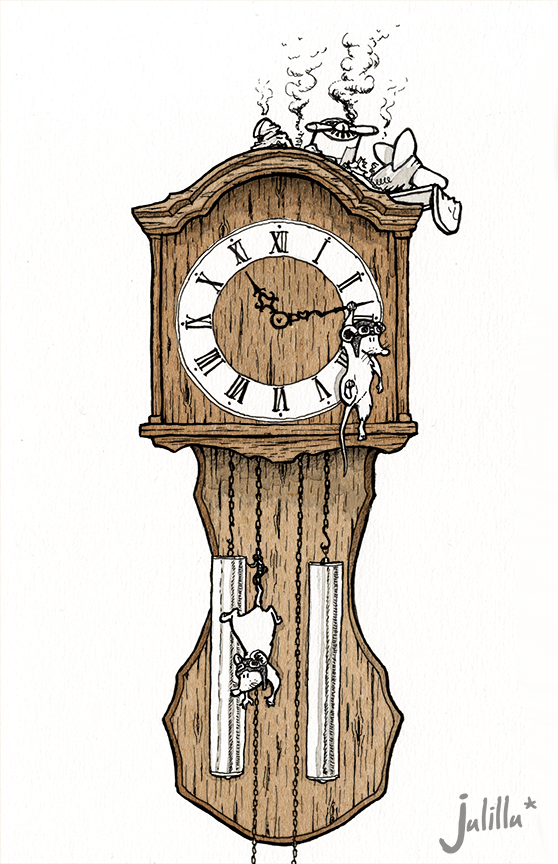 Illustration: Tag 14 - Clock 1