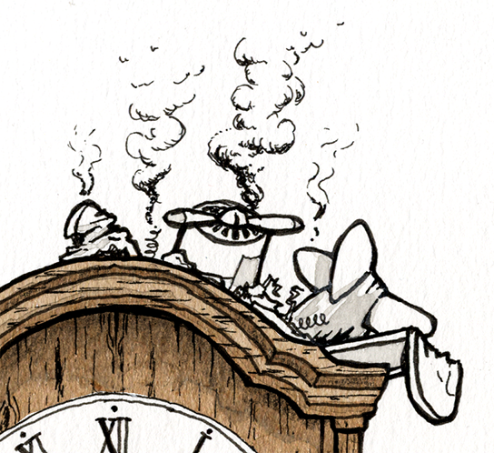 Illustration: Tag 14 - Clock 4