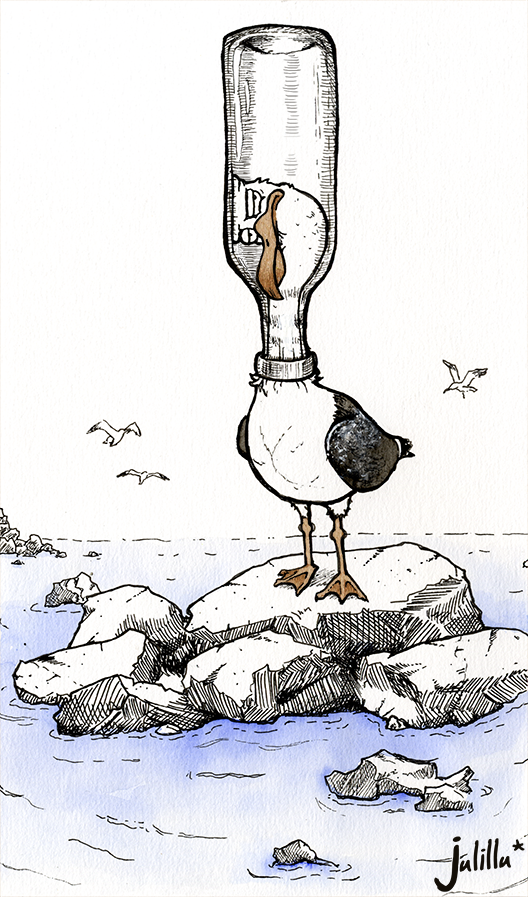 Cartoon: Tag 18 - Bottle 1