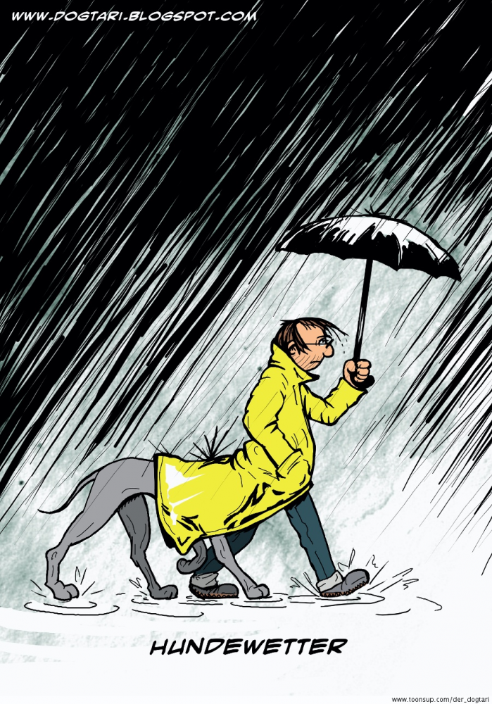 Cartoon: Hundewetter 1