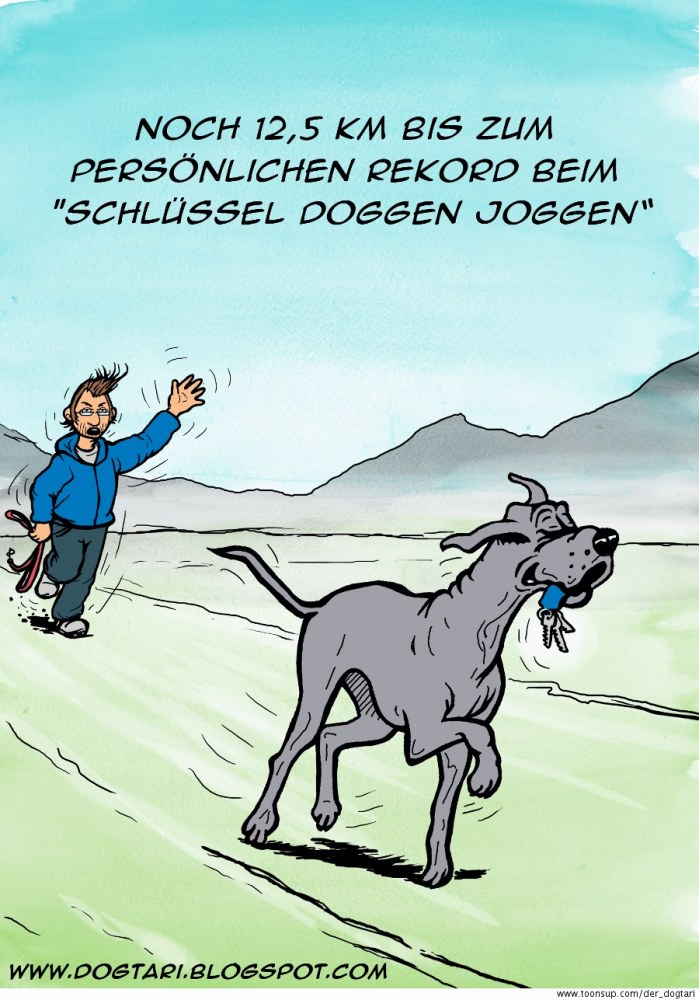 Cartoon: Doggen Joggen 1