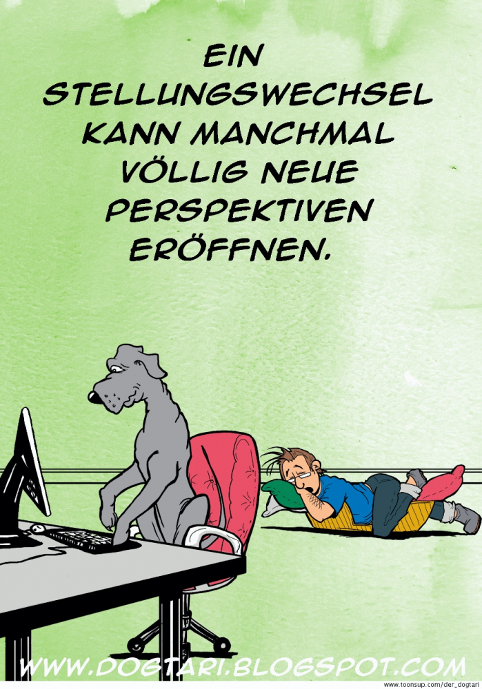 Cartoon: Stellungswechsel 1