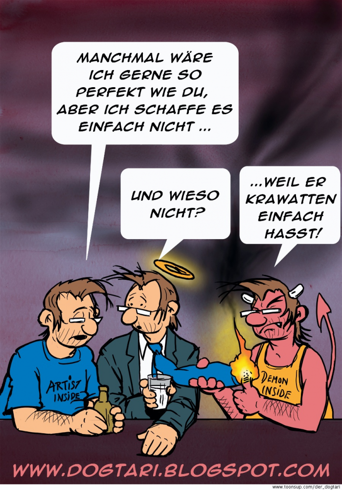 Cartoon: Krawattenträger 1