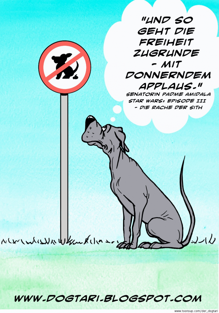 Cartoon: Bruno und die Rache der Sith 1